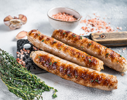 Mo: Bratwurst mit Kartoffeln